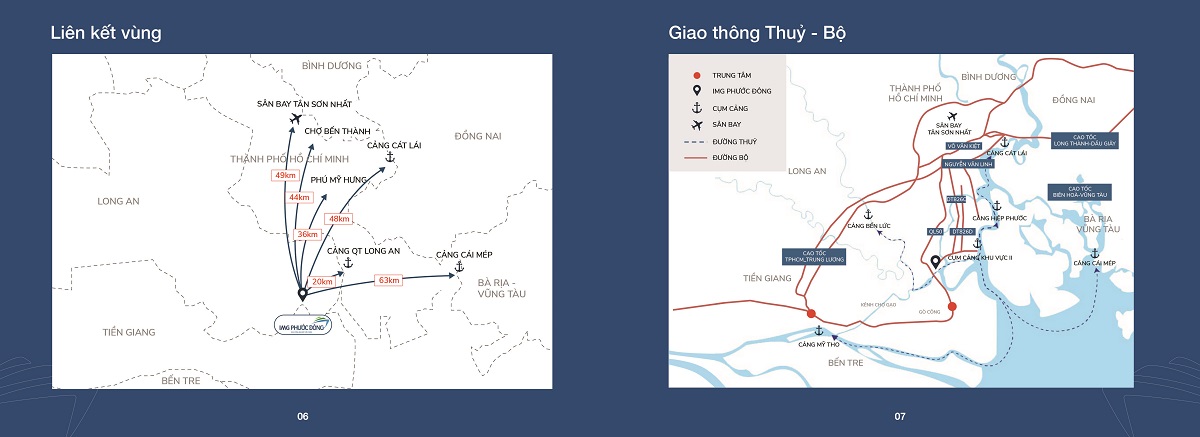 Phối Cảnh Khu Công Nghiệp Cầu Cảng Phước Đông Liên Kết Vùng Khu Công Nghiệp Cầu Cảng Phước Đông