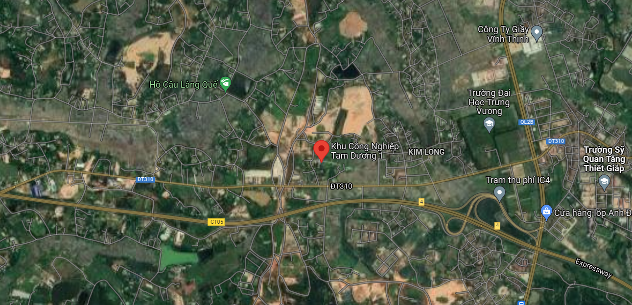 Vị Trí Khu Công Nghiệp Tam Dương I Vị Trí Khu Công Nghiệp Tam Dương I