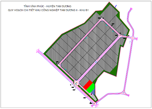Mặt Bằng Khu Công Nghiệp Tam Dương II Khu B Mặt Bằng Khu Công Nghiệp Tam Dương II Khu B