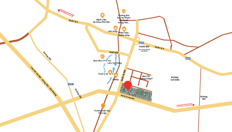 Vị Trí Khu Công Nghiệp Thăng Long II Vị Trí Khu Công Nghiệp Thăng Long II