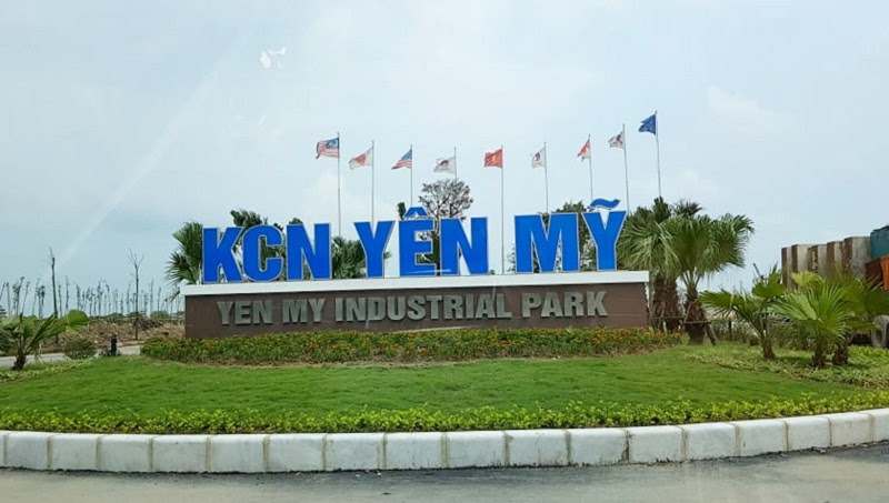 Cổng Chính Khu Công Nghiệp Yên Mỹ Cổng Chính Khu Công Nghiệp Yên Mỹ