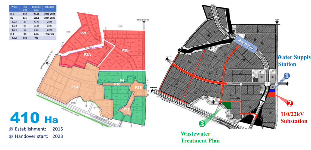 Mặt Bằng Phân Khu Khu Công Nghiệp Amata City Long Thành Mặt Bằng Phân Khu Khu Công Nghiệp Amata City Long Thành