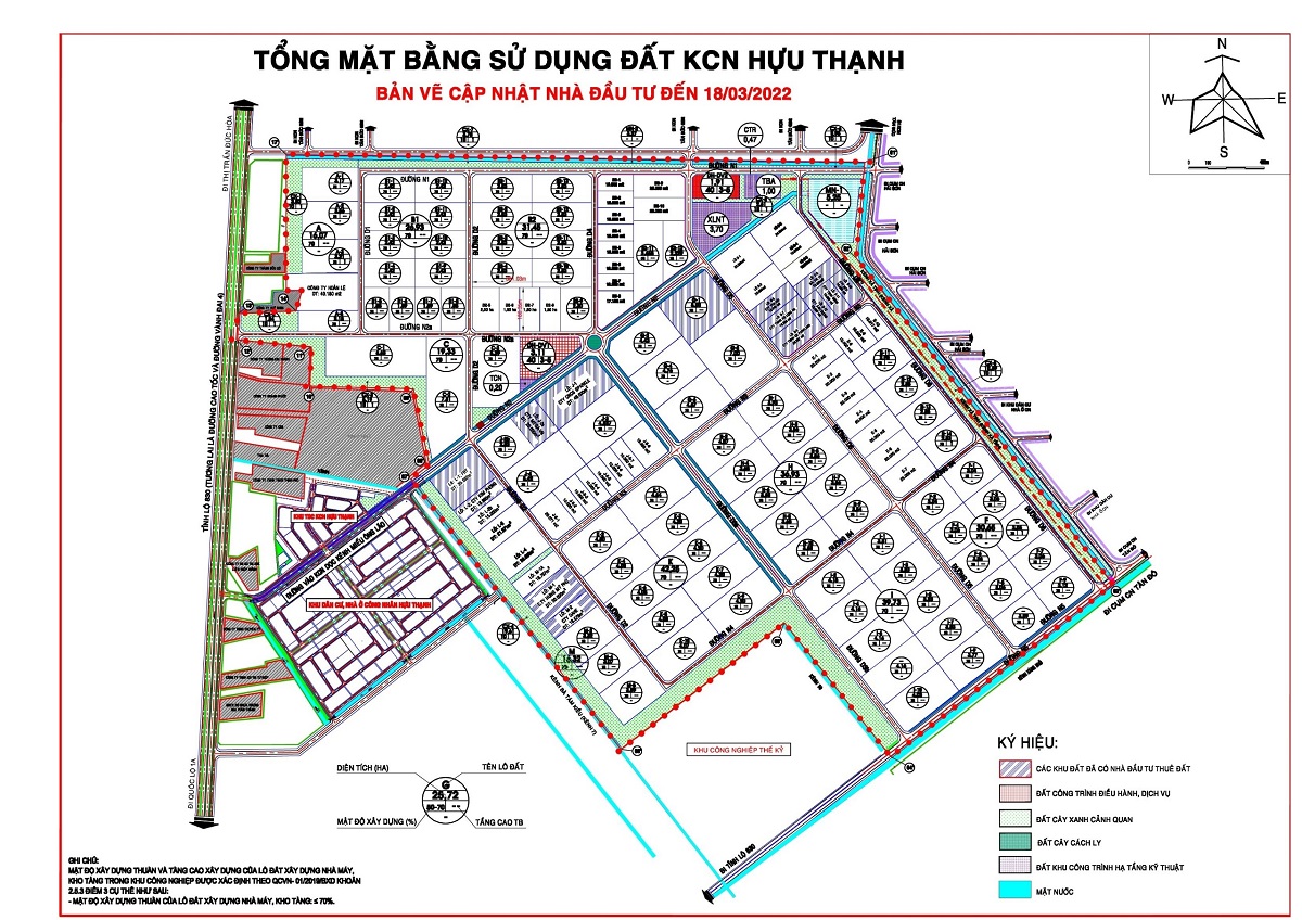 Mặt Bằng Khu Công Nghiệp Hựu Thạnh Mặt Bằng Khu Công Nghiệp Hựu Thạnh