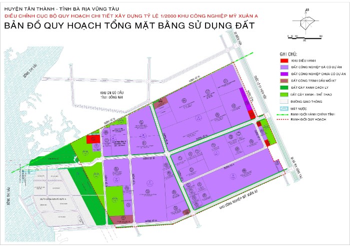 Mặt Bằng Khu Công Nghiệp Mỹ Xuân A IDICO Mặt Bằng Khu Công Nghiệp Mỹ Xuân A IDICO
