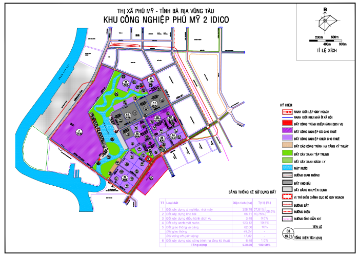 Mặt Bằng Khu Công Nghiệp Phú Mỹ 2 IDICO Mặt Bằng Khu Công Nghiệp Phú Mỹ 2 IDICO
