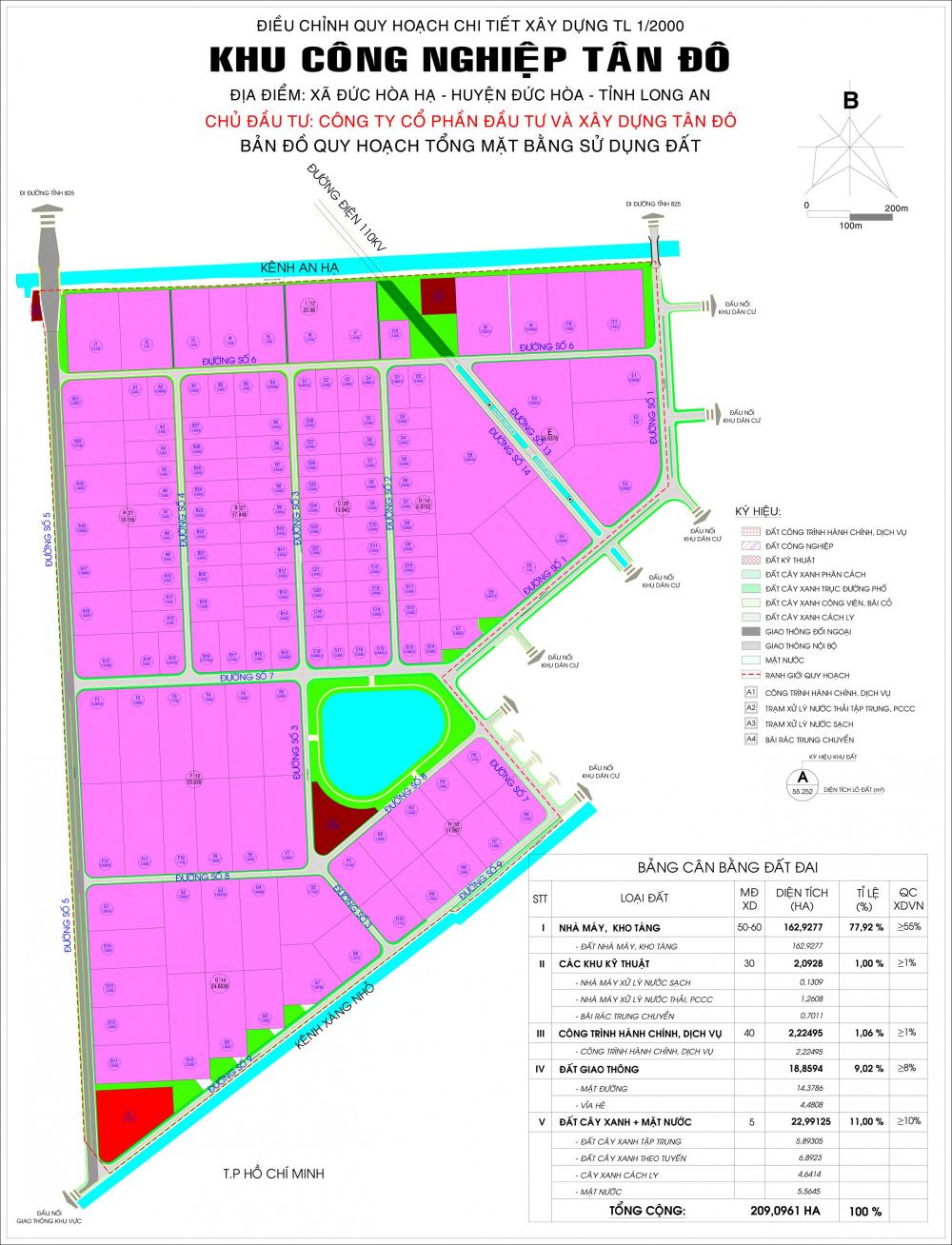 Mặt Bằng Khu Công Nghiệp Tân Đô Mặt Bằng Khu Công Nghiệp Tân Đô
