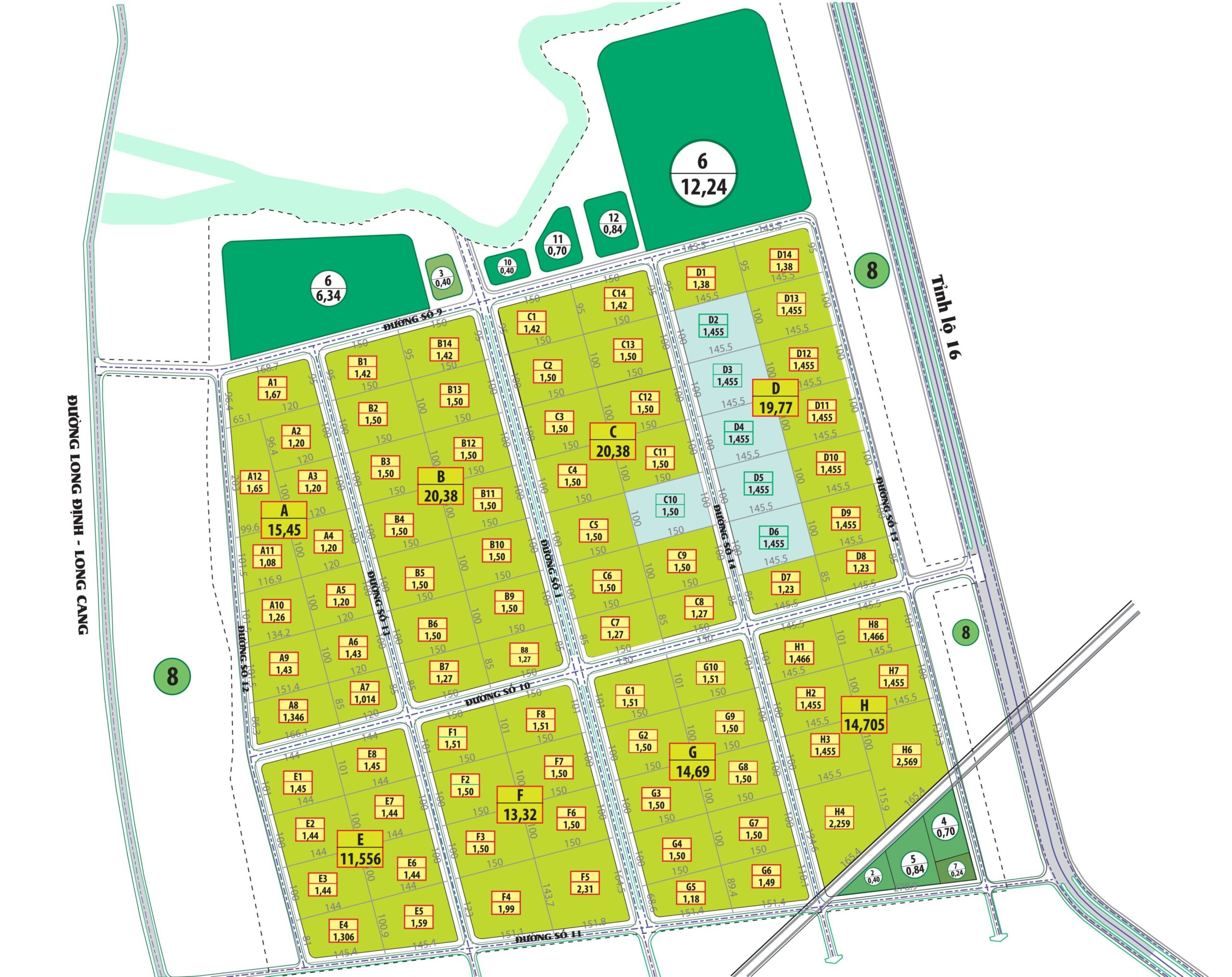 Mặt Bằng Khu Công Nghiệp Thuận Đạo Mặt Bằng Khu Công Nghiệp Thuận Đạo