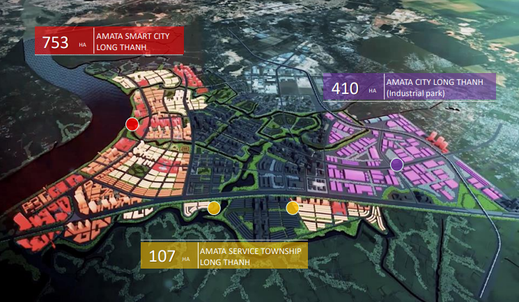 Phối Cảnh Phân Khu Khu Công Nghiệp Amata City Long Thành Phối Cảnh Phân Khu Khu Công Nghiệp Amata City Long Thành