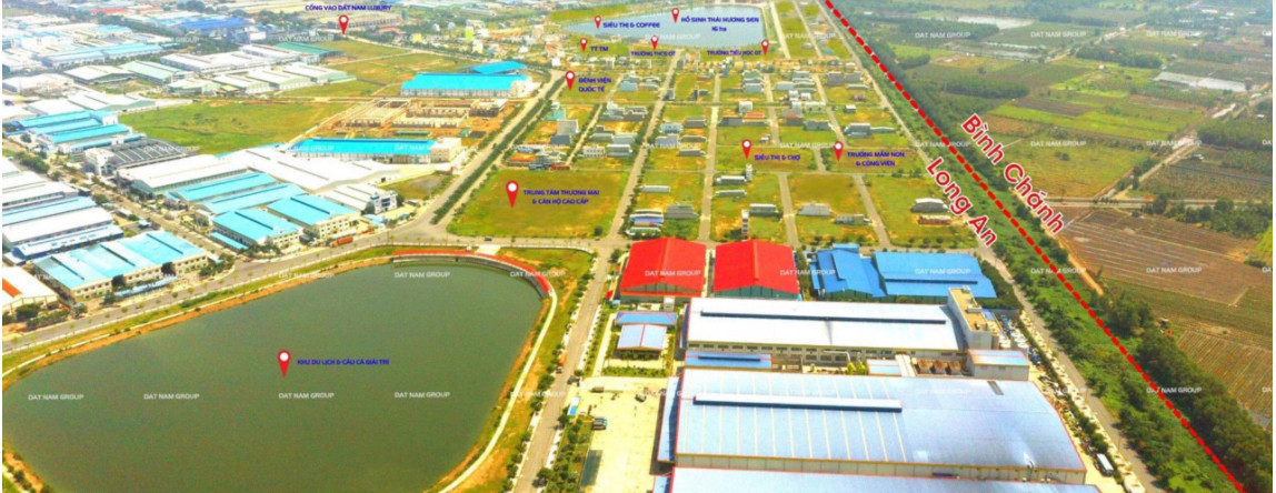 Trên Cao Kho Xưởng Khu Công Nghiệp Tân Đô Trên Cao Kho Xưởng Khu Công Nghiệp Tân Đô