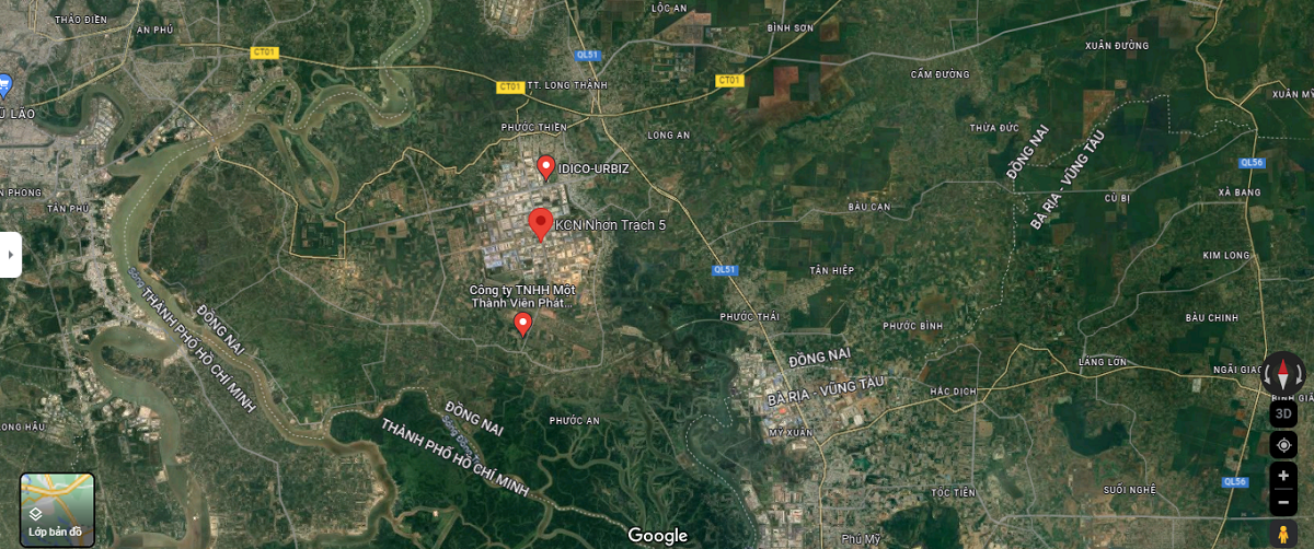 Vị Trí Khu Công Nghiệp Nhơn Trạch 5 Đồng Nai Vị Trí Khu Công Nghiệp Nhơn Trạch 5 Đồng Nai