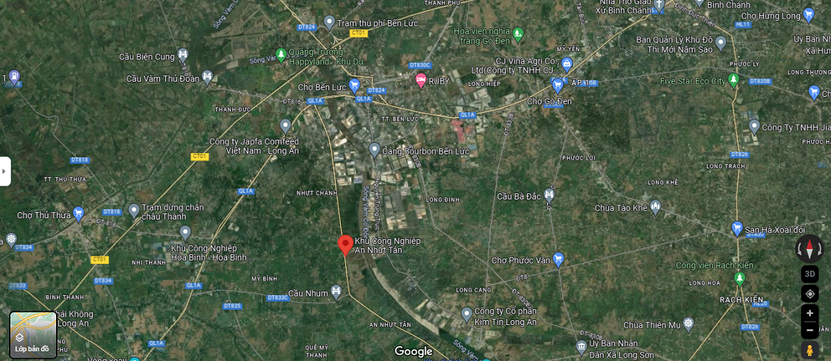 Vị Trí Khu Công Nghiệp An Nhựt Tân Vị Trí Khu Công Nghiệp An Nhựt Tân