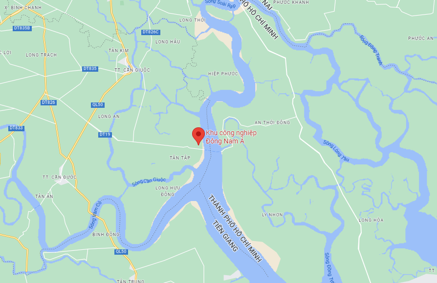 Vị Trí Khu Công Nghiệp Đông Nam Á Vị Trí Khu Công Nghiệp Đông Nam Á