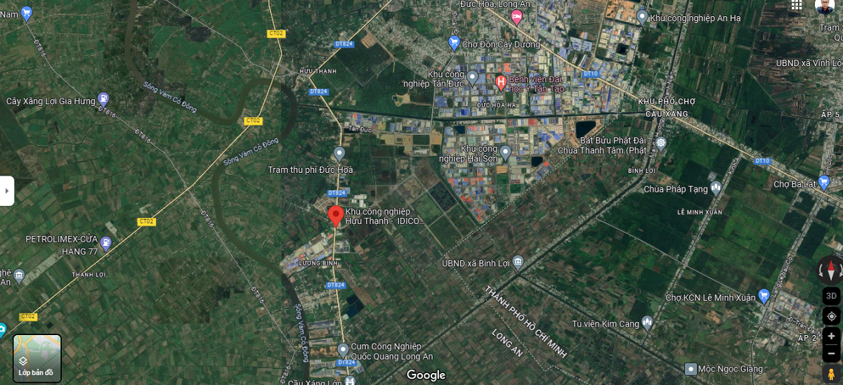 Vị Trí Khu Công Nghiệp Hựu Thạnh Vị Trí Khu Công Nghiệp Hựu Thạnh