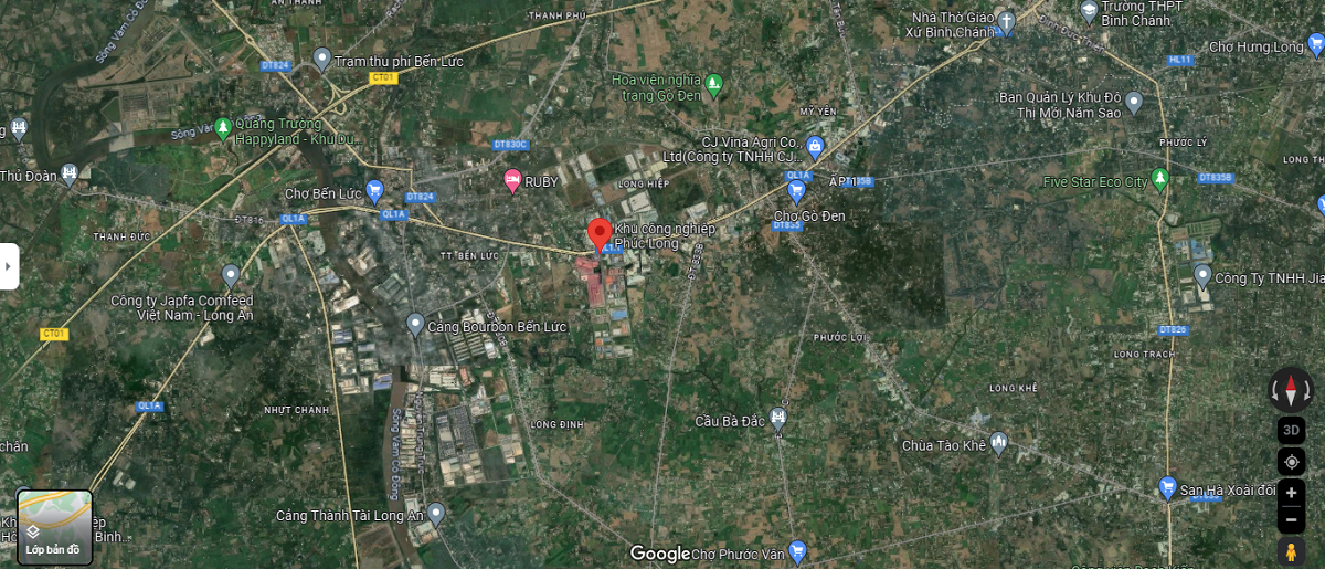 Vị Trí Khu Công Nghiệp Phúc Long Vị Trí Khu Công Nghiệp Phúc Long