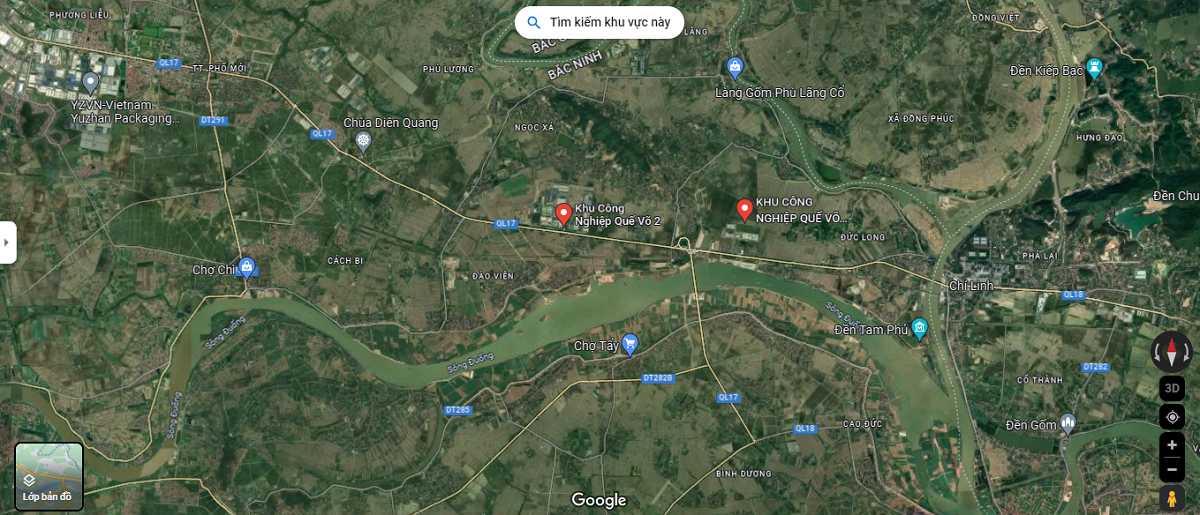 Vị Trí Khu Công Nghiệp Quế Võ 2 IDICO Bắc Ninh Vị Trí Khu Công Nghiệp Quế Võ 2 IDICO Bắc Ninh