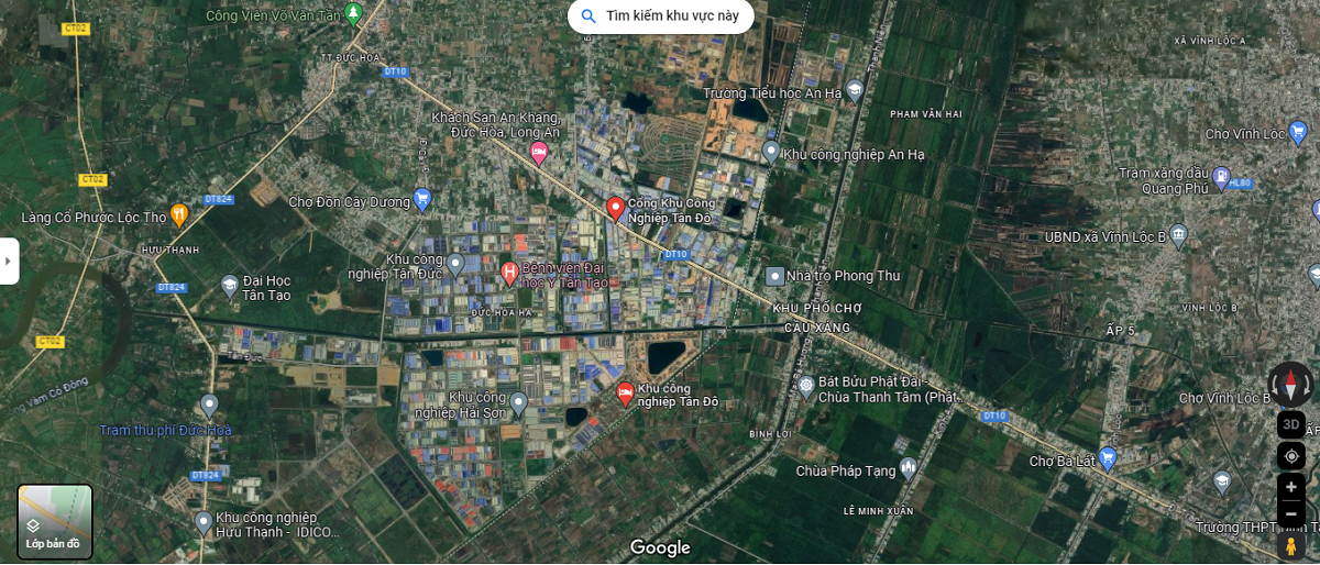 Vị Trí Khu Công Nghiệp Tân Đô Vị Trí Khu Công Nghiệp Tân Đô