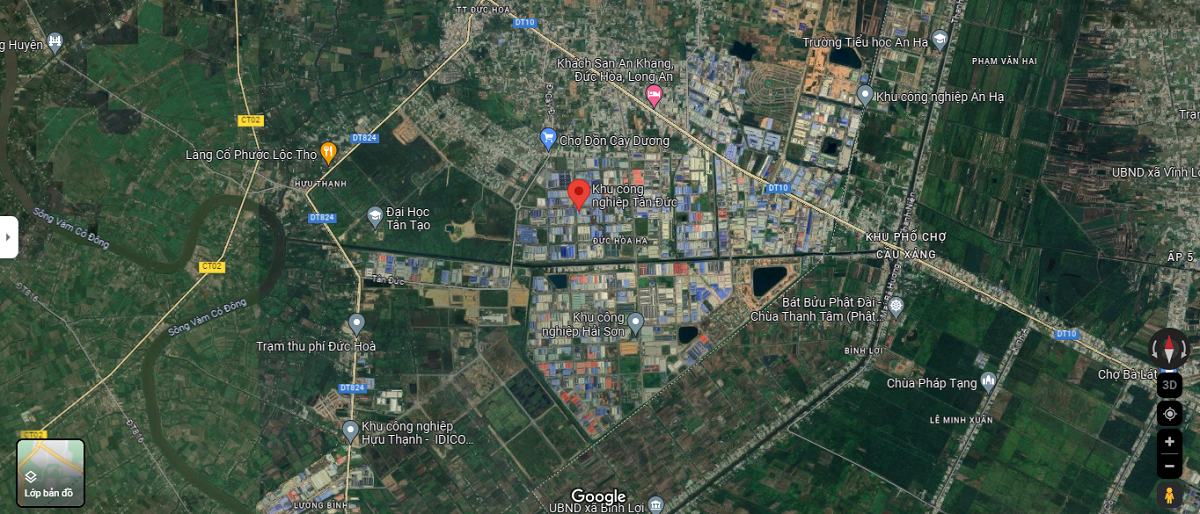 Vị Trí Khu Công Nghiệp Tân Đức Vị Trí Khu Công Nghiệp Tân Đức