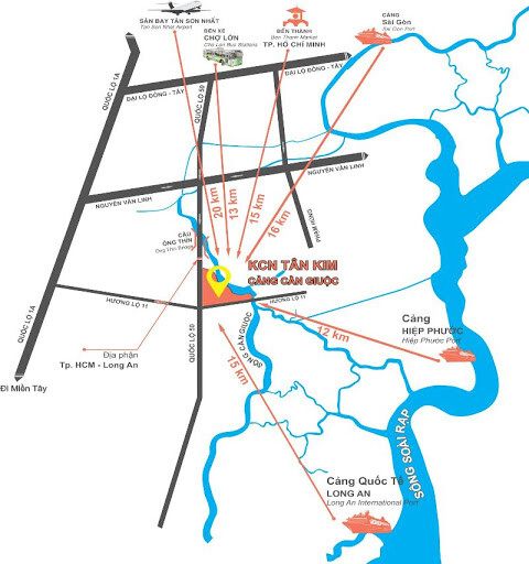 Liên Kết Vùng Khu Công Nghiệp Tân Kim Mở Rộng