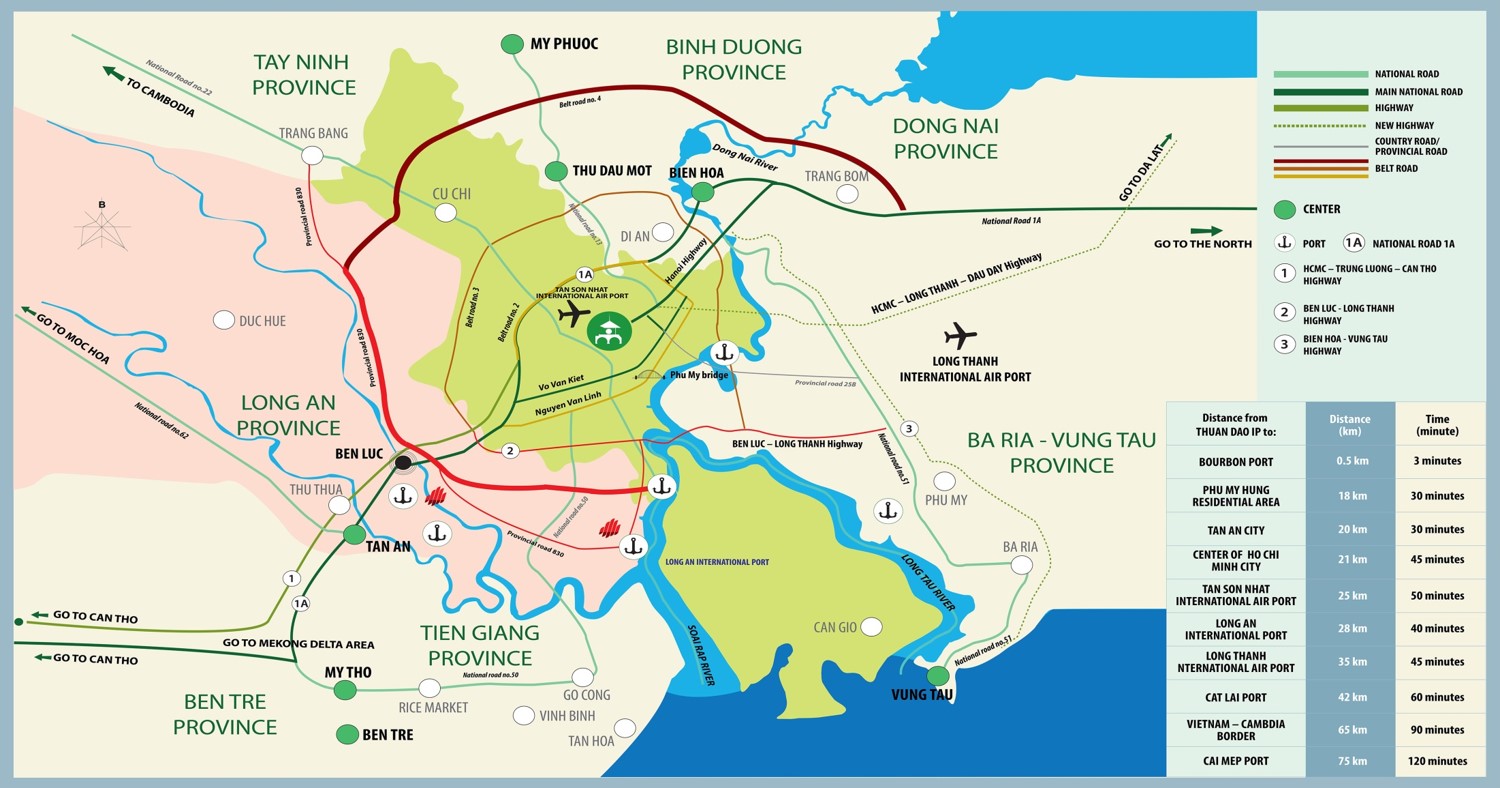 Vị Trí Khu Công Nghiệp Thuận Đạo Vị Trí Khu Công Nghiệp Thuận Đạo
