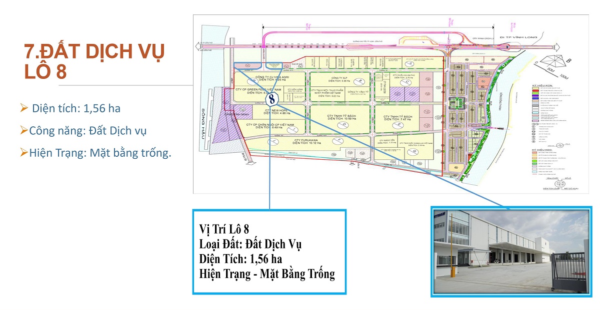 Đất Dịch Vụ Lô 8 Khu Công Nghiệp Bình Minh Đất Dịch Vụ Lô 8 Khu Công Nghiệp Bình Minh