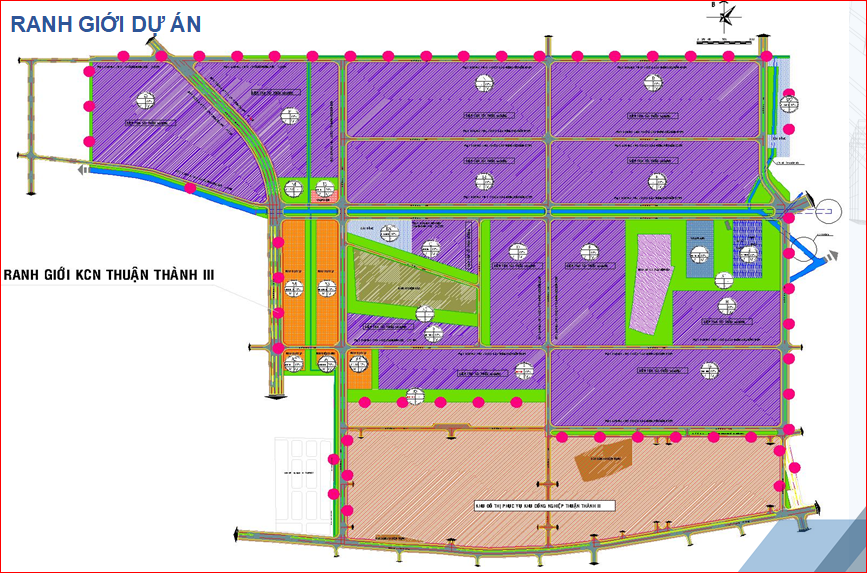 Mặt Bằng Khu Công Nghiệp Thuận Thành 3