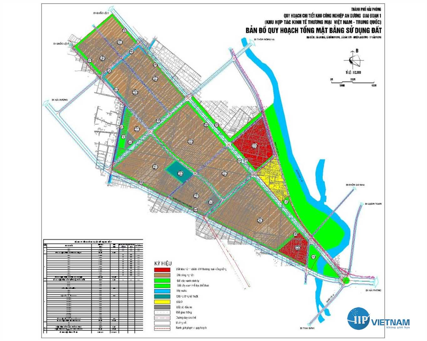 Măt Bằng Khu Công Nghiệp An Dương Măt Bằng Khu Công Nghiệp An Dương