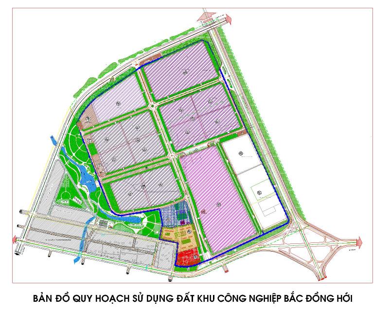 Mặt Bằng Khu Công Nghiệp Bắc Đồng Hới Mặt Bằng Khu Công Nghiệp Bắc Đồng Hới