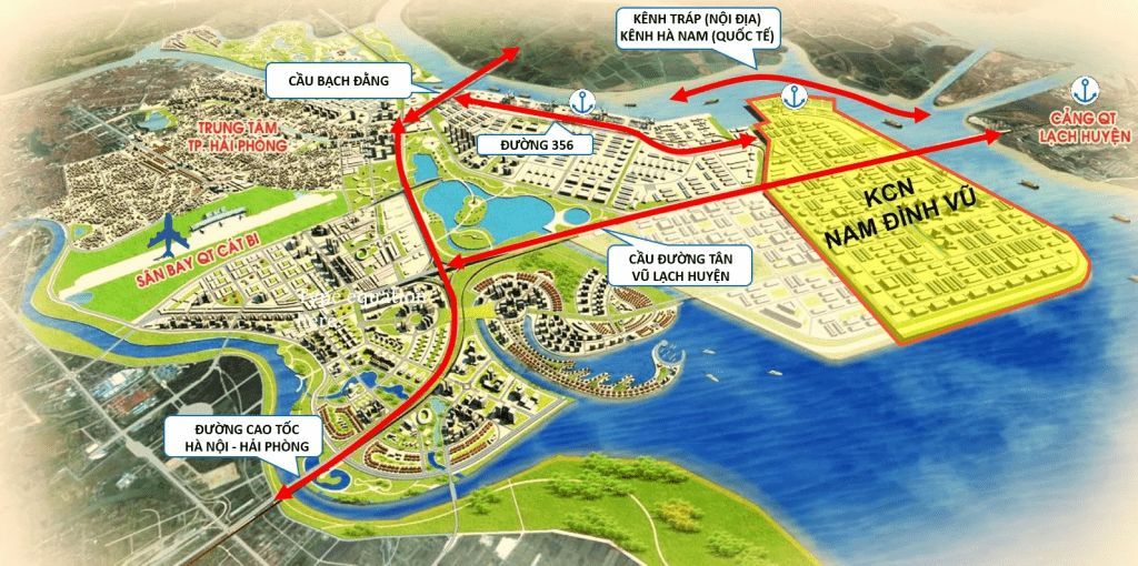 Mặt Bằng Khu Công Nghiệp Bạch Đằng