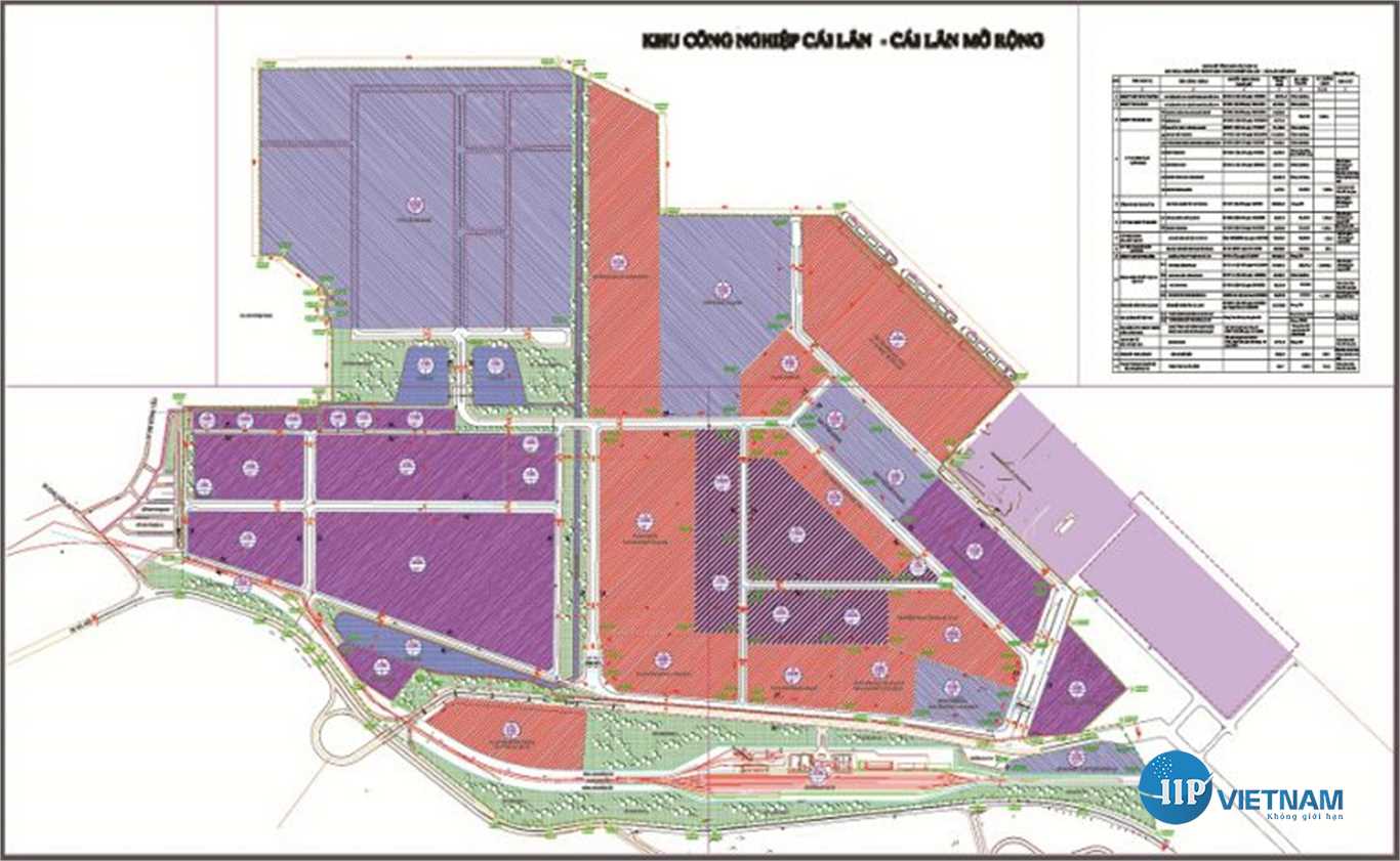 Mặt Bằng Khu Công Nghệp Cái Lân Mặt Bằng Khu Công Nghệp Cái Lân