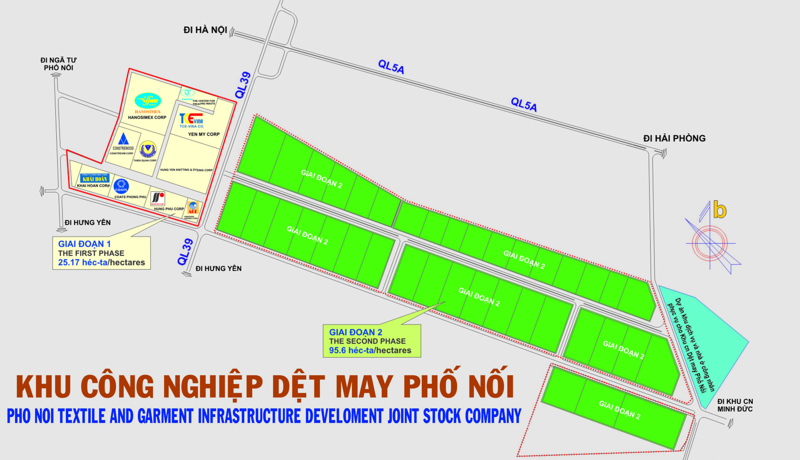 Mặt Bằng Khu Công Nghiệp Dệt May Phố Nối Mặt Bằng Khu Công Nghiệp Dệt May Phố Nối