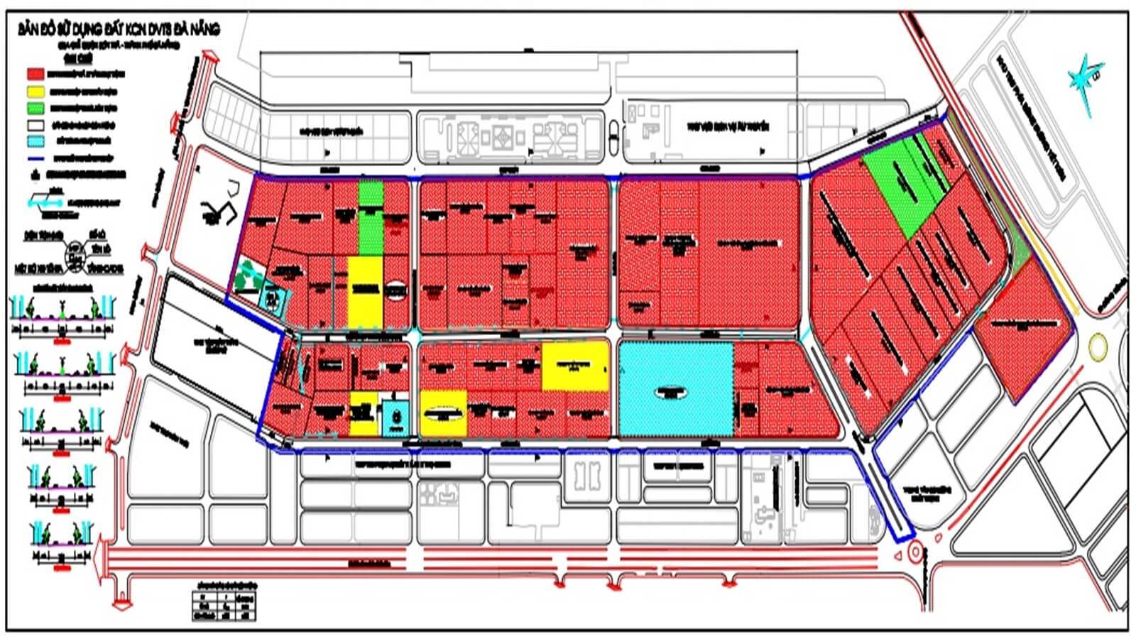 Mặt Bằng Khu Công Nghiệp Dịch Vụ Thuỷ Sản Đà Nẵng