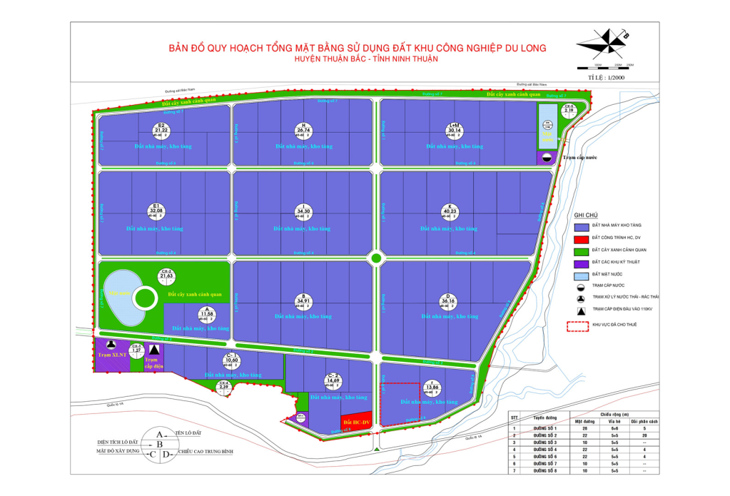 Mặt Bằng Khu Công Nghiệp Du Long Mặt Bằng Khu Công Nghiệp Du Long