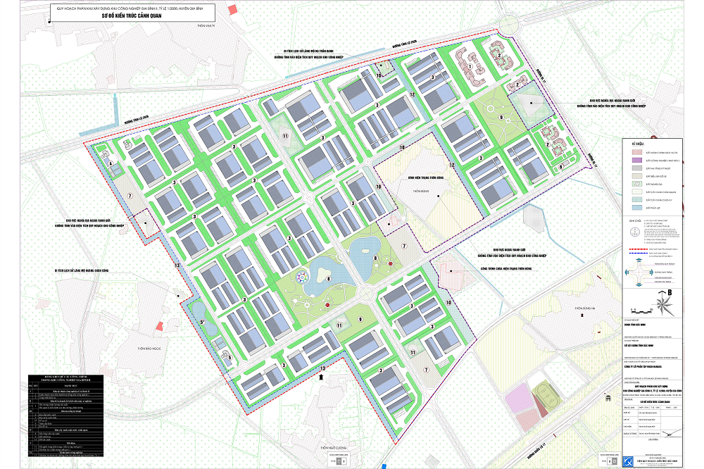 Mặt Bằng Khu Công Nghiệp Gia Bình 2