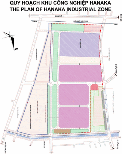 Mặt Bằng Khu Công Nghiệp Hanaka Mặt Bằng Khu Công Nghiệp Hanaka