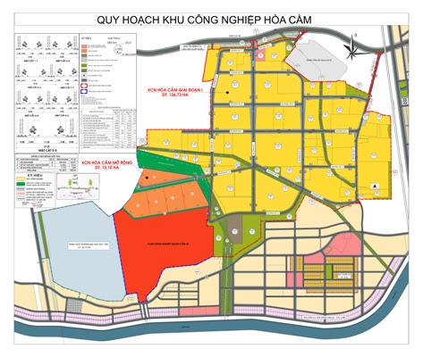 Mặt Bằng Khu Công Nghiệp Hoà Cầm
