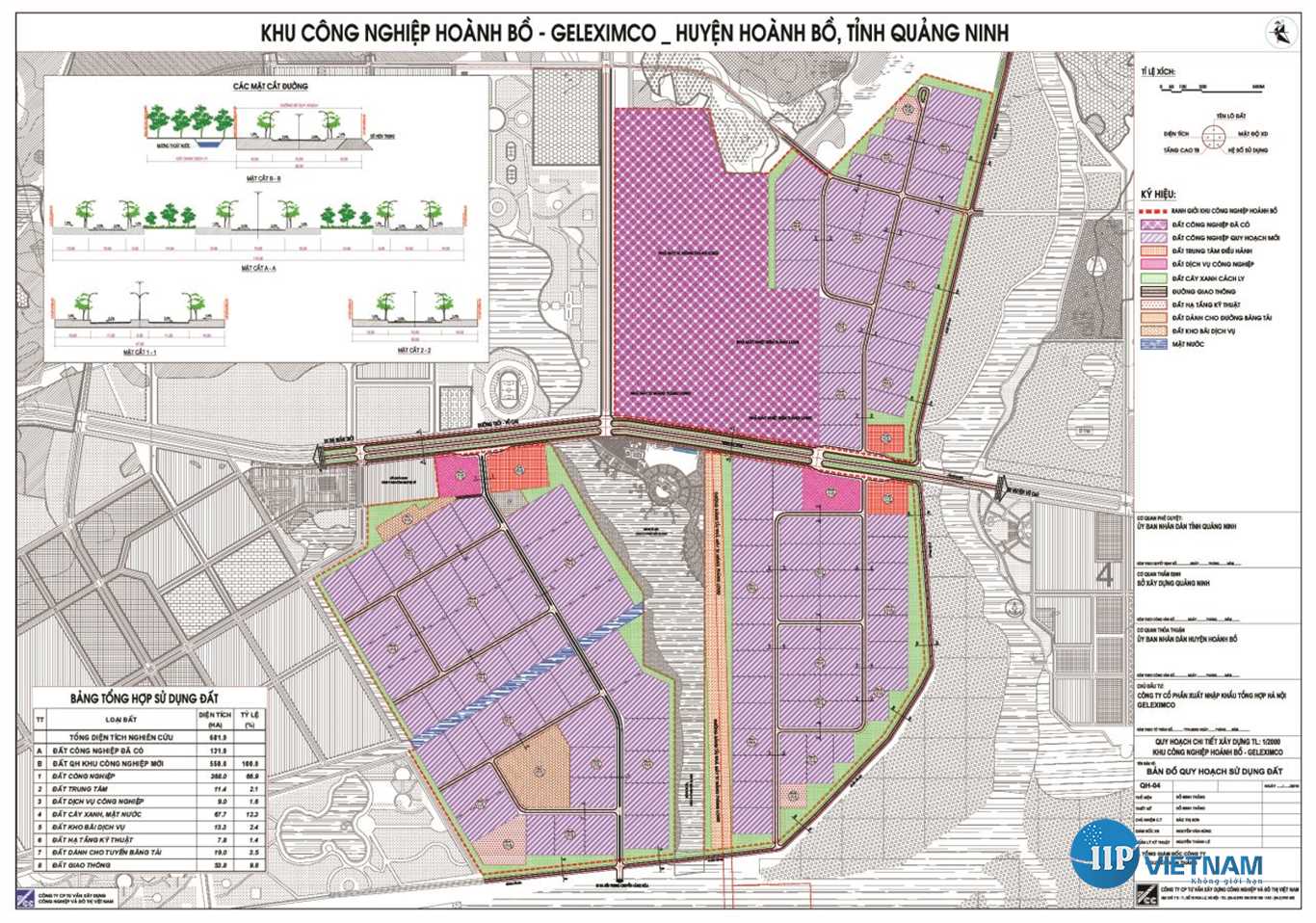 Mặt Bằng Khu Công Nghiệp Hoành Bồ