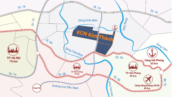 Vị Trí Khu Công Nghiệp Kim Thành Vị Trí Khu Công Nghiệp Kim Thành