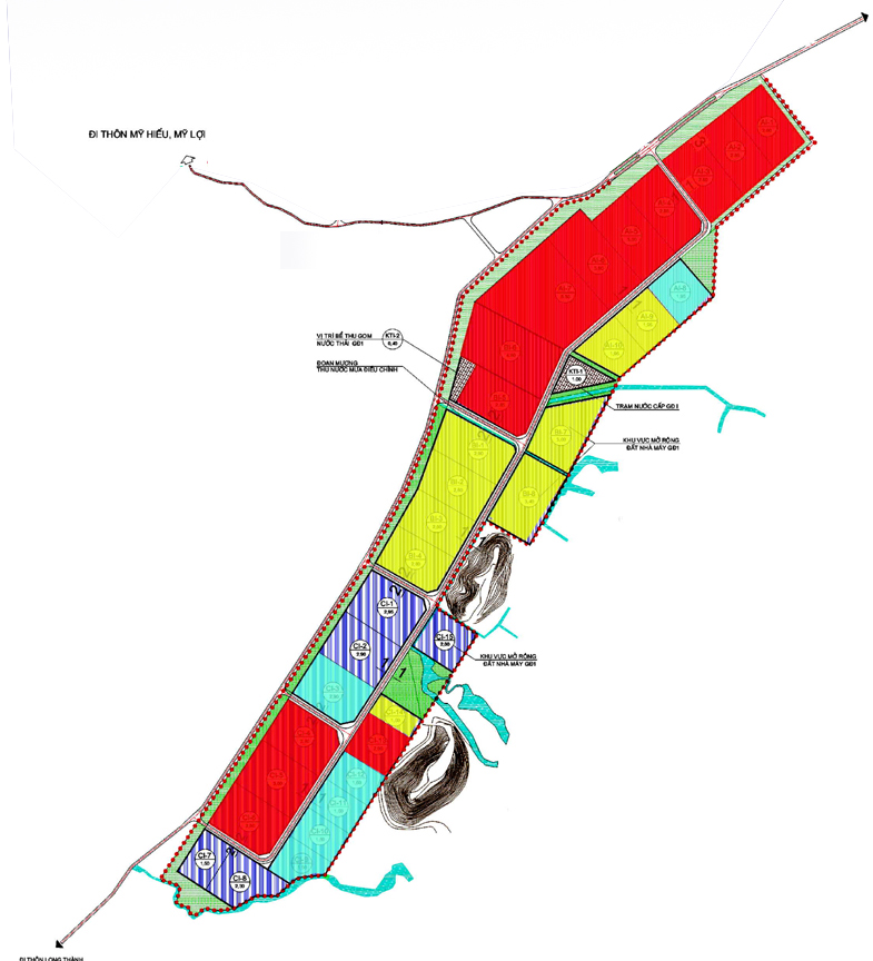 Mặt Bằng Khu Công Nghiệp Long Mỹ