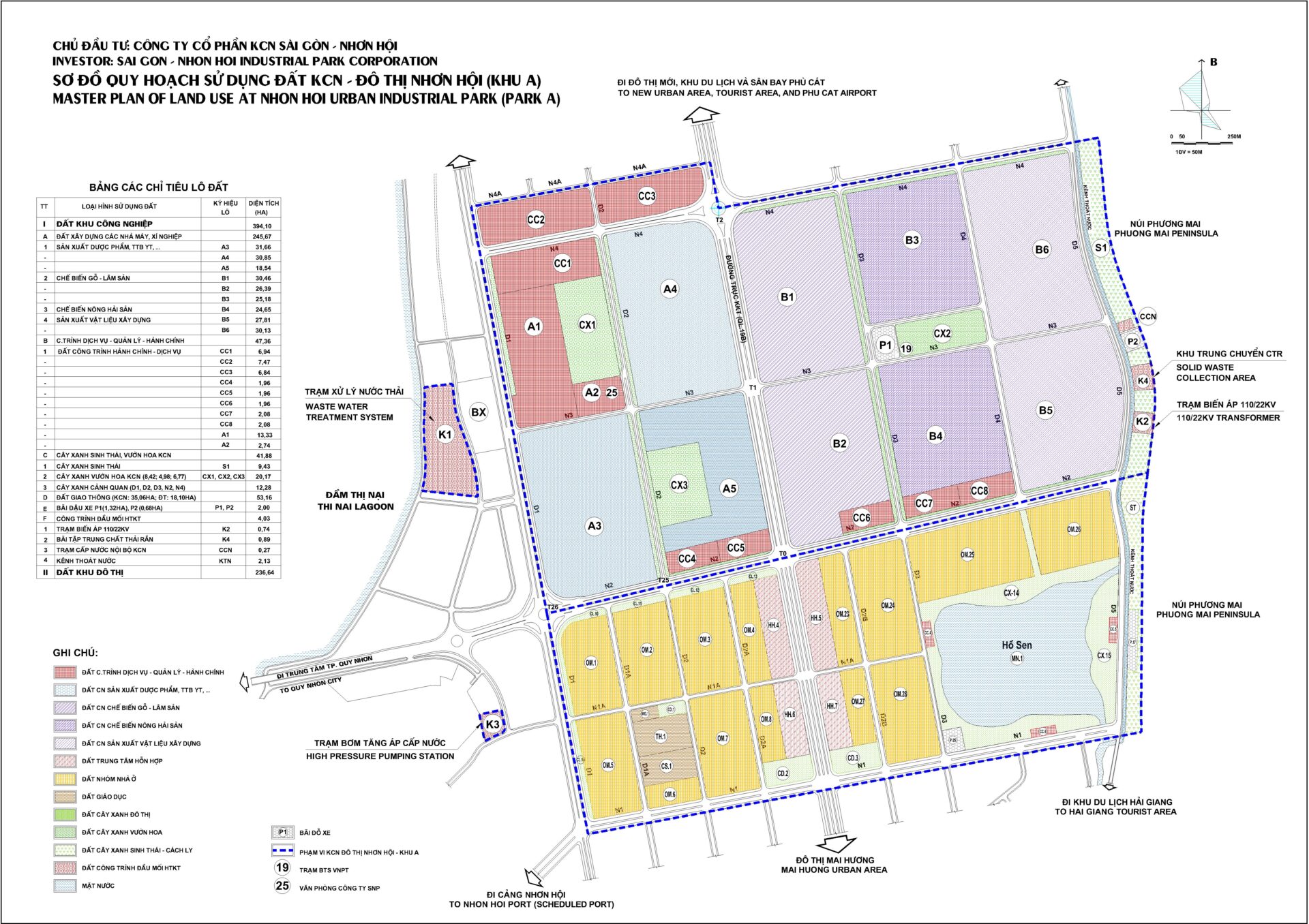 Mặt Bằng Khu Công Nghiệp Nhơn Hội A Mặt Bằng Khu Công Nghiệp Nhơn Hội A