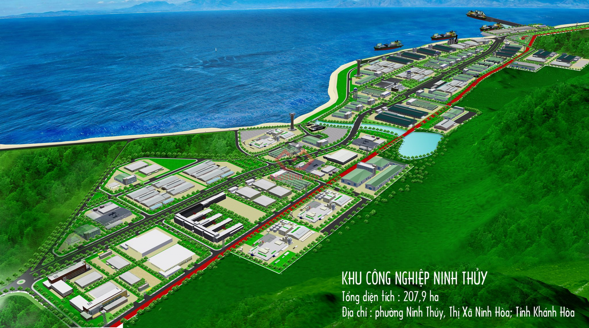 Phối Cảnh Khu Công Nghiệp Ninh Thuỷ Phối Cảnh Khu Công Nghiệp Ninh Thuỷ