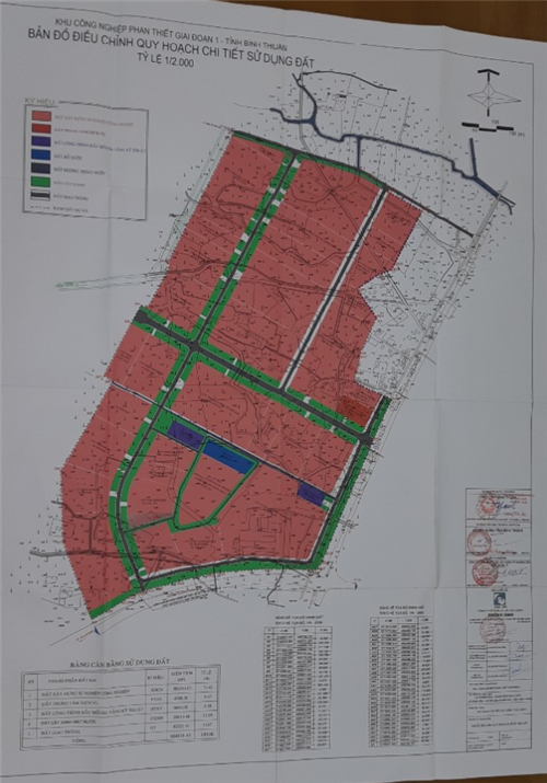 Mặt Bằng Khu Công Nghiệp Phan Thiết 1 Mặt Bằng Khu Công Nghiệp Phan Thiết 1