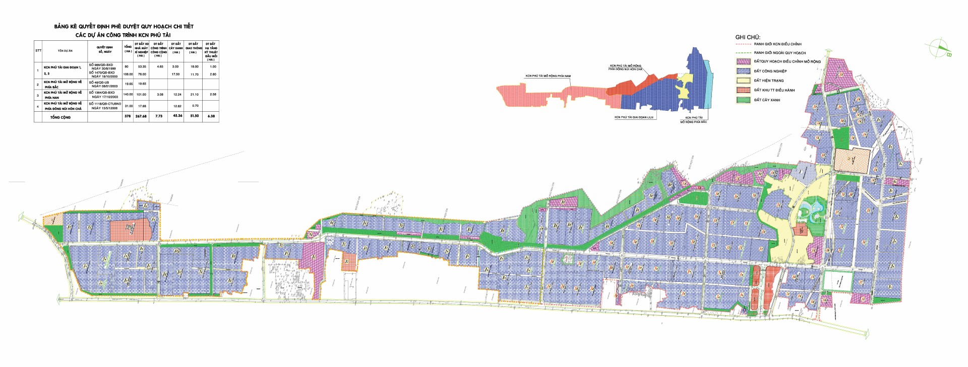 Mặt Bằng Khu Công Nghiệp Phú Tài