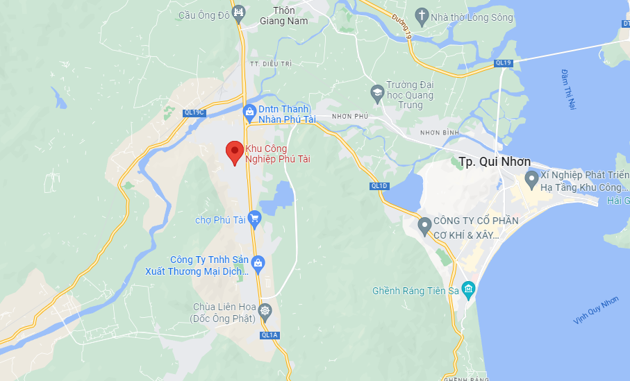 Vị Trí Khu Công Nghiệp Phú Tài