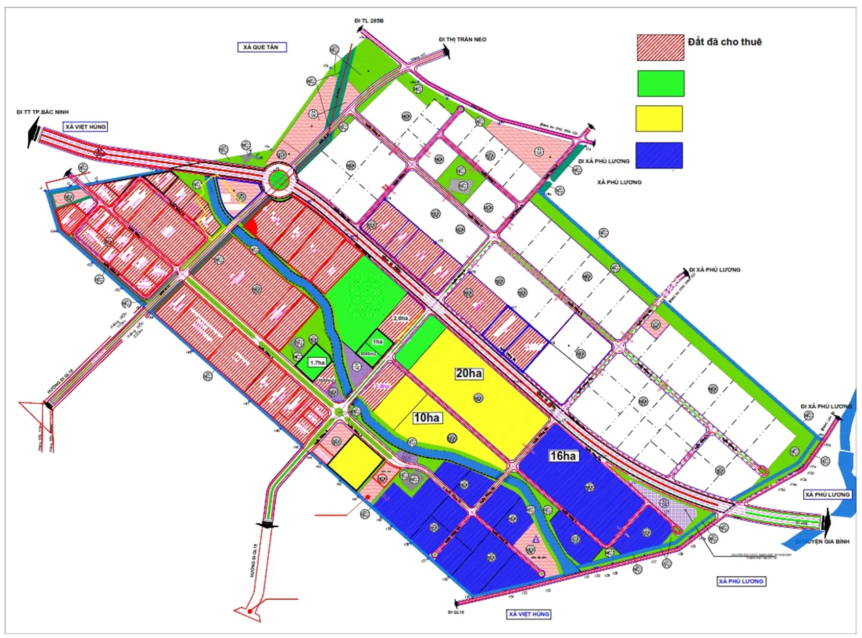 Mặt Bằng Khu Công Nghiệp Quế Võ 3 Mặt Bằng Khu Công Nghiệp Quế Võ 3