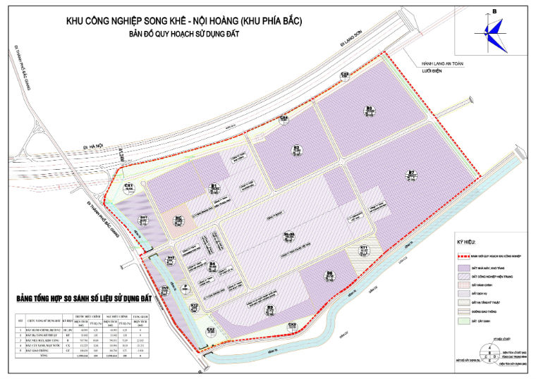 Mặt Bằng Khu Công Nghiệp Song Khuê - Nội Hoàng Mặt Bằng Khu Công Nghiệp Song Khuê - Nội Hoàng
