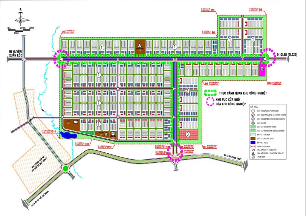 Mặt Bằng Khu Công Nghiệp Tân Đức Bình Thuận