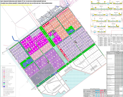 Mặt Bằng Khu Công Nghiệp Texhong Hải Hà