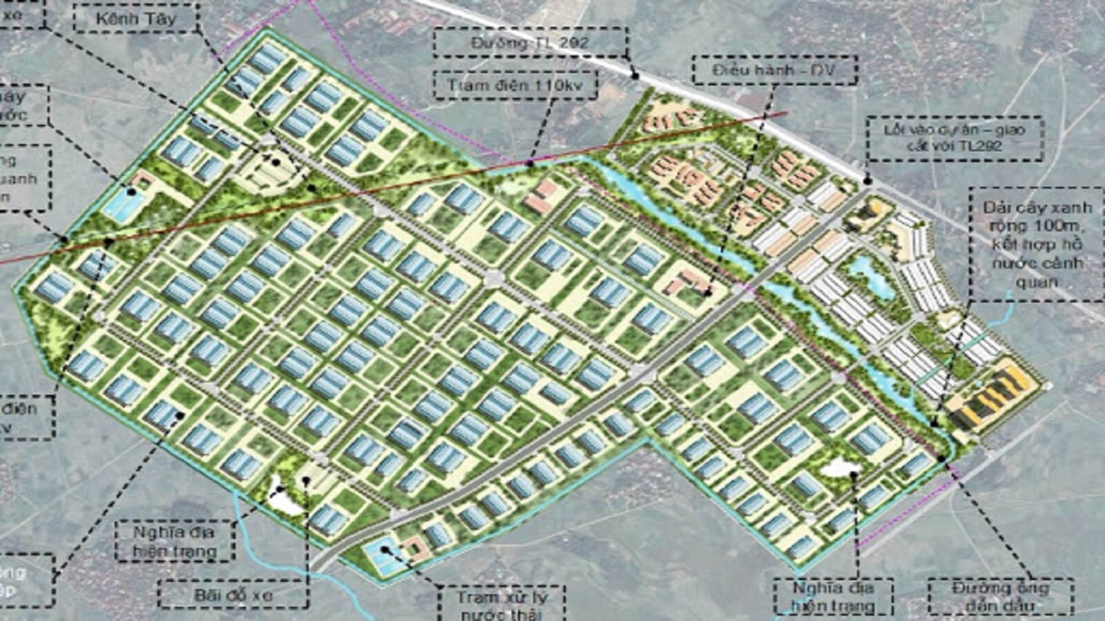 Mặt Bằng Khu Công Nghiệp Tiên Yên Mặt Bằng Khu Công Nghiệp Tiên Yên