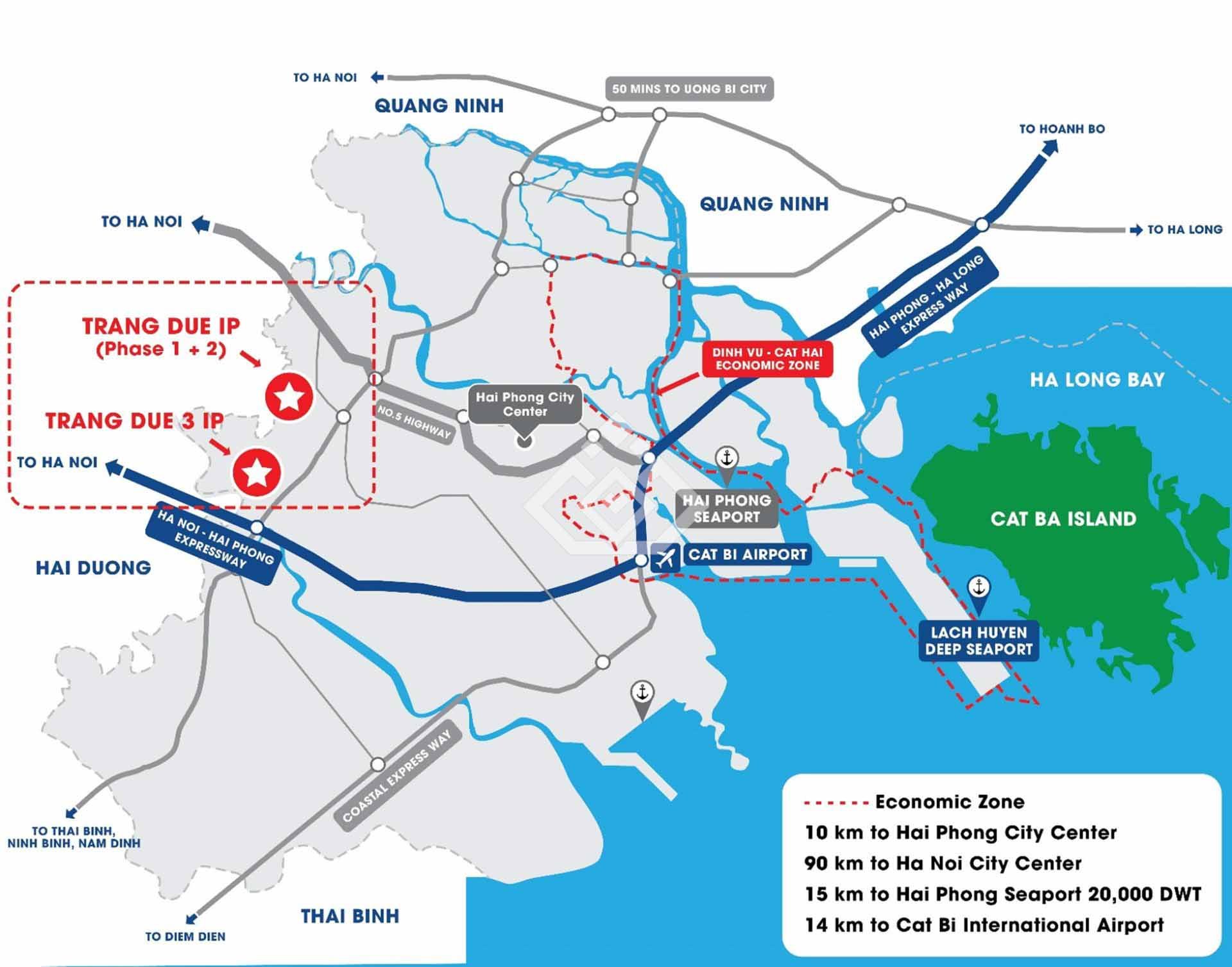 Vị Trí Khu Công Nghiệp Tràng Duệ Vị Trí Khu Công Nghiệp Tràng Duệ