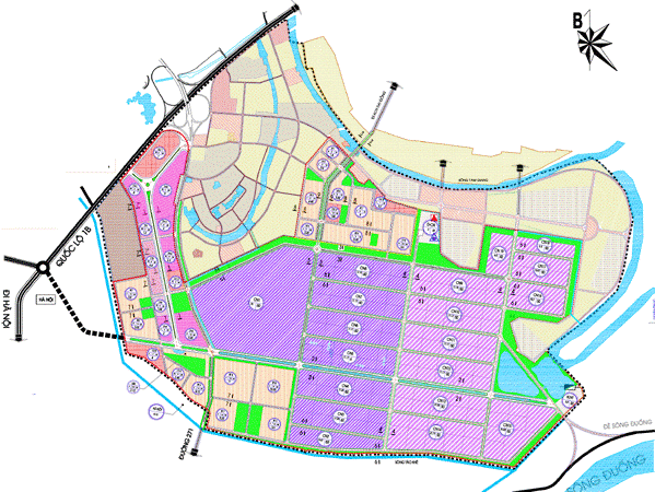 Mặt Bằng Khu Công Nghiệp Vsip Bắc Ninh